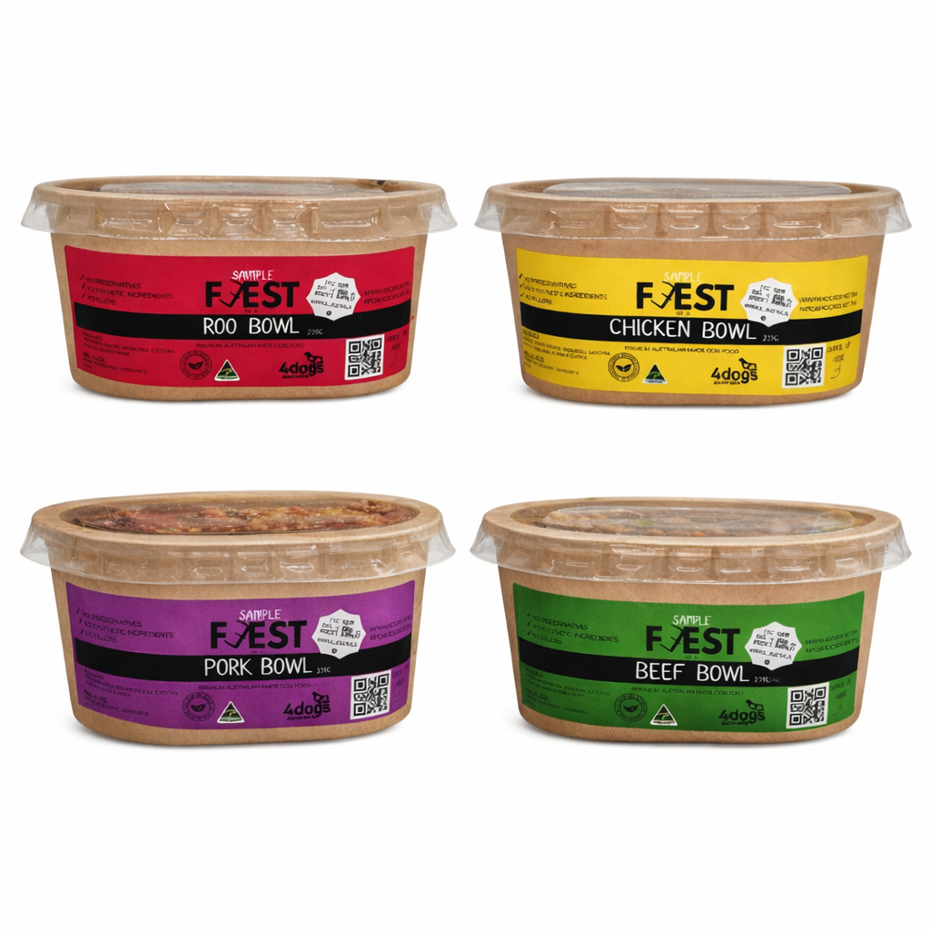 DOG FOOD SAMPLE PACK (4 X 250G)